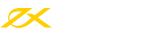 Exness logo white.