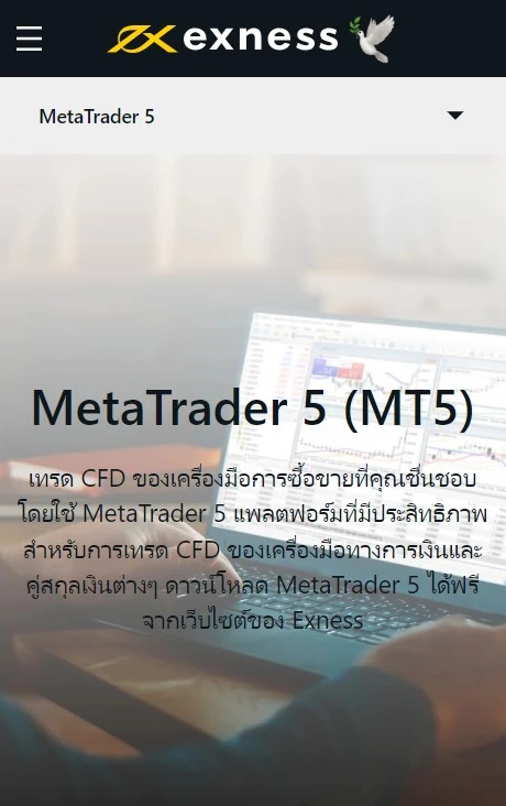 Exness MetaTrader 5 (MT5)