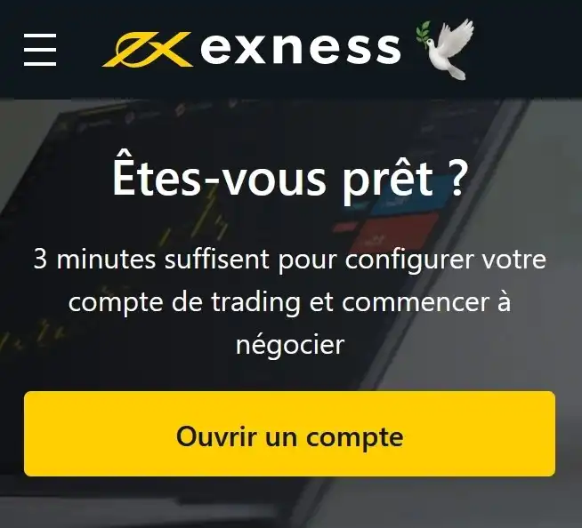 Configuration des fonctionnalités de sécurité du compte Exness